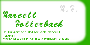 marcell hollerbach business card